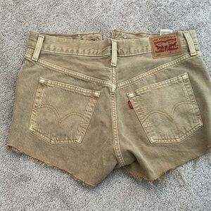 Levi's Women's Beige Jean Shorts